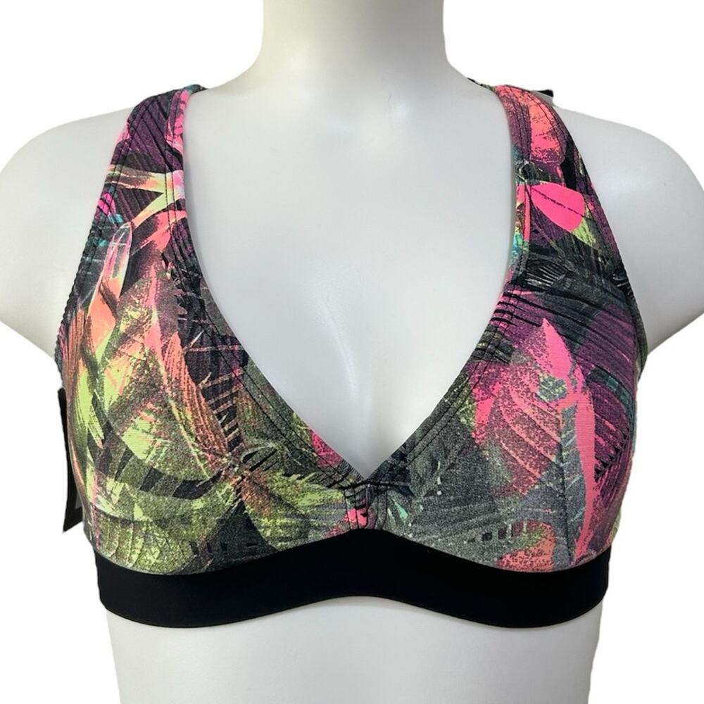 Bodyism net a porter soorts bra in neon multicolor womens size medium